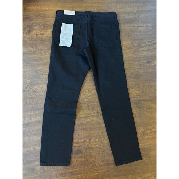 Everlane The Slim 4-Way Stretch Organic Jean | Uniform Black 35x32 - Picture 5 of 6
